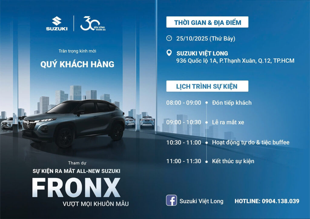 Chương trình ra mắt xe Suzuki Fronx