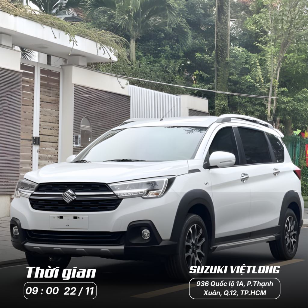 Trải nghiệm lái thử xe Suzuki XL7 tại sự kiện lái thử tháng 11