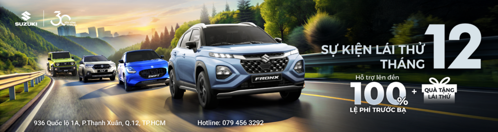 Tham gia ngay sự kiên lái thử _ tháng 12 Suzuki tại Đại Lý Việt Long